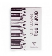 BLOC GRAFIT ENCOLLE A5 80 FEUILLES 90G