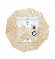PAPIER ORIGAMI 3 FORMATS 60 FLLES KRAF FLORAL