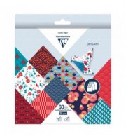 PAPIER ORIGAMI 3 FORMATS 60 FEUILLES HANAYO