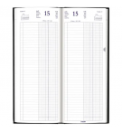 AGENDA LARGE JOURNALIER 2 VOLUMES BANQUE