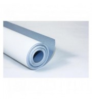 PAPIER A PEINDRE 120grs FACE BLANCHE/BLEUE ROUL.10X1M