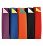 PAPIER CARTOLINE  BICOLORE 150GRS 10COUL 50 FLLES 50X32.5CM