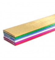 PAPIER CREPON METALLISE 6 RLX COUL. ASSORTIES