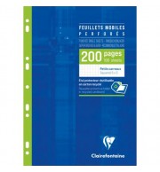 FEUILLETS MOBILES 90G 5X5 -21X29.7cm / PAQUET DE 100F (200P)