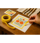 ADHESIF DE MASQUAGE PAPIER DE RIZ 19mmX50m JAUNE