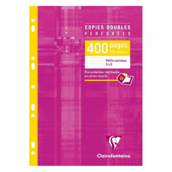 COPIES DOUBLES 90G 5X5 210X297 / PAQ 100 COPIES (400P)