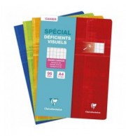 CAHIER DEFICIENTS VISUELS 21X29.7CM 96P 90G