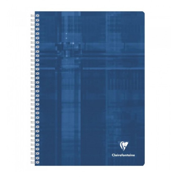 CAHIER CLAIREFONTAINE SPIRALE 21X29,7cm SEYES 180P 90G