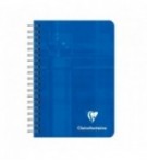 CARNET CLAIREFONTAINE SPIRALE 9X14cm 100P 5X5 90G
