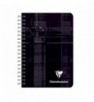 CARNET CLAIREFONTAINE SPIRALE 9X14cm 100P 5X5 90G