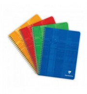 CAHIER CLAIREFONTAINE SPIRALE 17X22cm SEYES 100P 90G