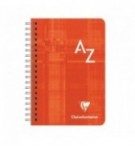 REPERTOIRE CLAIREFONTAINE SPIRALE 9X14cm 180P 90G 5X5