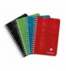 CARNET CLAIREFONTAINE SPIRALE 11X17cm 180P 5X5 90G