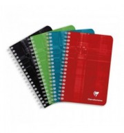 CARNET CLAIREFONTAINE SPIRALE 11X17cm 180P 5X5 90G
