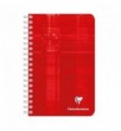 CARNET CLAIREFONTAINE SPIRALE 11X17cm 180P 5X5 90G