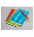 CARNET CLAIREFONTAINE SPIRALE 11X17cm 180P 5X5 90G