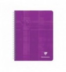 CAHIER CLAIREFONTAINE SPIRALE 17X22cm 5X5 180P 90G