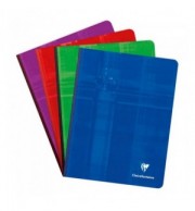 CAHIER BROCHE 17X22cm 192P 5X5 90G