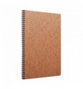 CAHIER SPIRALE AGE BAG 210x297mm (A4) SPIRALES 100P LIGNEES - HAVANE
