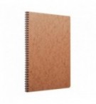 CAHIER SPIRALE AGE BAG 210x297mm (A4) SPIRALES 100P LIGNEES - HAVANE