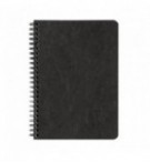 CARNET SPIRALE AGE BAG 148x210mm (A5) SPIRALES 120P LIGNEES - NOIR