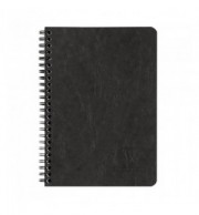 CARNET SPIRALE A5 120 PAGES LIGNEES - AGE BAG NOIR