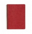 CARNET SPIRALE AGE BAG 148x210mm (A5) SPIRALES120P LIGNEES - BORDEAUX