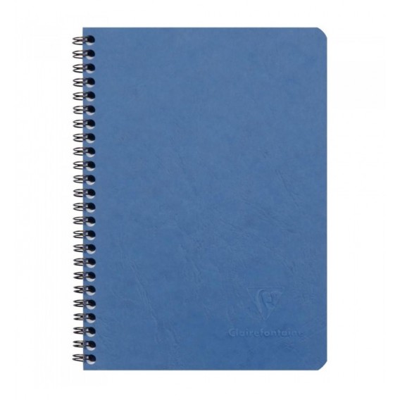 CARNET SPIRALE AGE BAG 148x210mm (A5) SPIRALES 120P LIGNEES - BLEU