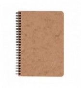 CARNET SPIRALE AGE BAG 148x210mm (A5) SPIRALES 120P LIGNEES - HAVANE
