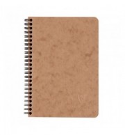 CARNET SPIRALE A5 120 PAGES LIGNEES - AGE BAG HAVANE