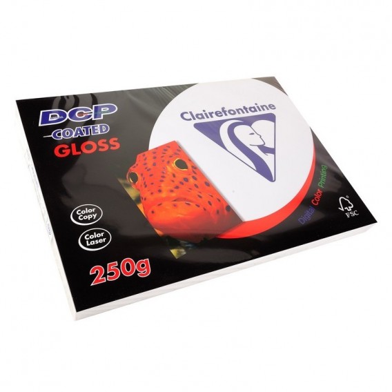 125 feuilles papier blanc A3 couché laser brillant DCP 250g 6872C