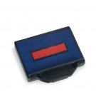 Cassette d'encrage bicolore de rechange 6/50/2 pour Trodat Metal Line