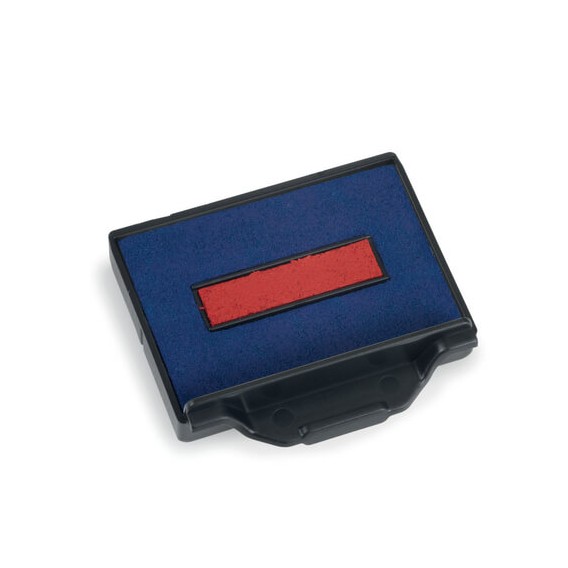 Cassette d'encrage bicolore de rechange 6/50/2 pour Trodat Metal Line