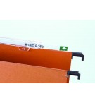 25 Dossiers Suspendus fond en V pour Tiroir - 33 cm Iron Base Bertesi