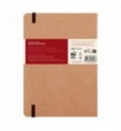 CAHIER BROCHE AGE BAG 148x210mm (A5) 192P LIGNEES - HAVANE