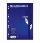 FEUILLETS MOBILES 90G 5X5 A4 - PAQUET DE 50 FEUILLES
