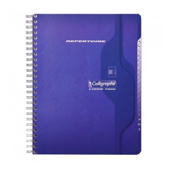 REPERTOIRE SPIRALE 17X22cm 180P 70G 5X5