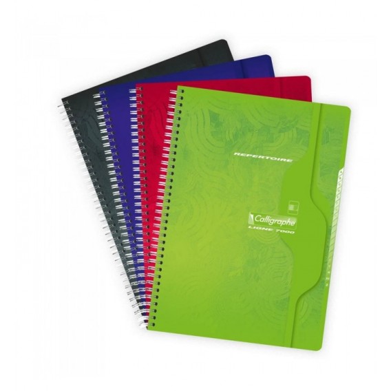 REPERTOIRE SPIRALE 21X29.7cm 180P 70G 5X5