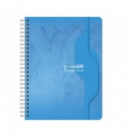 CAHIER SPIRALE 17X22cm 180P SEYES 70G