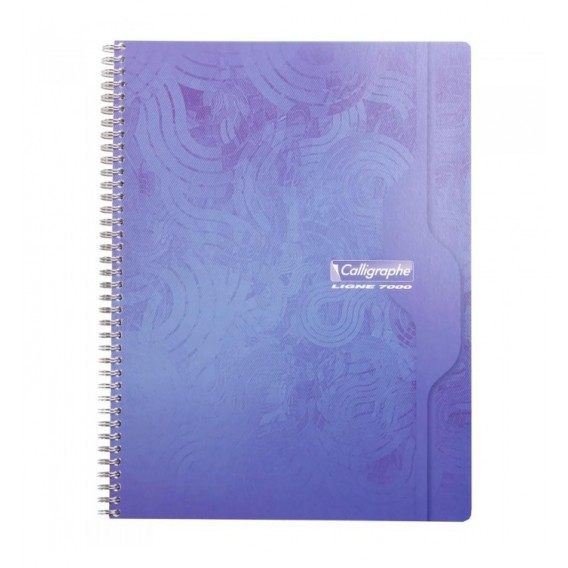 CAHIER SPIRALE 24X32cm 180P 5X5 70G