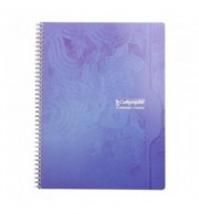 CAHIER SPIRALE 24X32cm 180P 5X5 70G