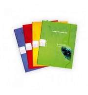 CAHIER PIQURE 17X22cm 24P MUSIQUE/SEYES 70G