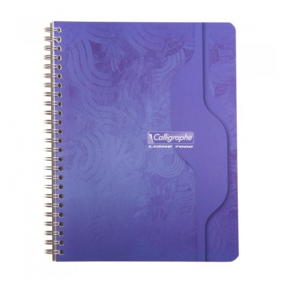 CAHIER SPIRALE 17X22cm 180P 5X5 70G
