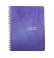 CAHIER SPIRALE 17X22cm 180P 5X5 70G