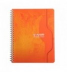 CAHIER SPIRALE 17X22cm 180P 5X5 70G