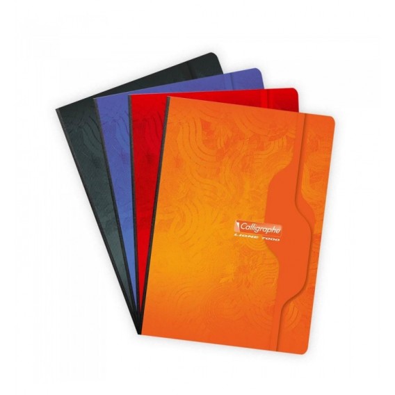 CAHIER BROCHE 21X29,7cm 192P SEYES 70G - ASSORTIS