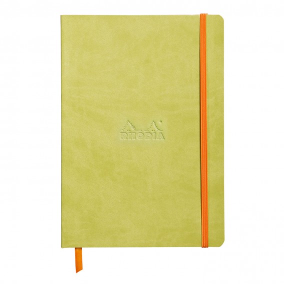 CARNET SOUPLE A5 RHODIARAMA ANIS 117456C