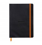 CARNET SOUPLE A5 RHODIARAMA NOIR 117452C
