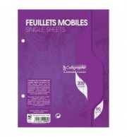 FEUILLETS MOBILES 90G SEYES 17X22cm - PAQUET DE 100
