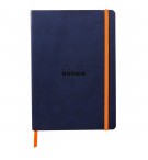 CARNET SOUPLE A5 RHODIARAMA BLEU NUIT 117444C